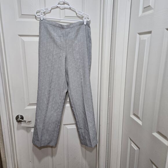Alfred Dunner Gray Pull-On Trousers Women’s Size 12 - Picture 8 of 9